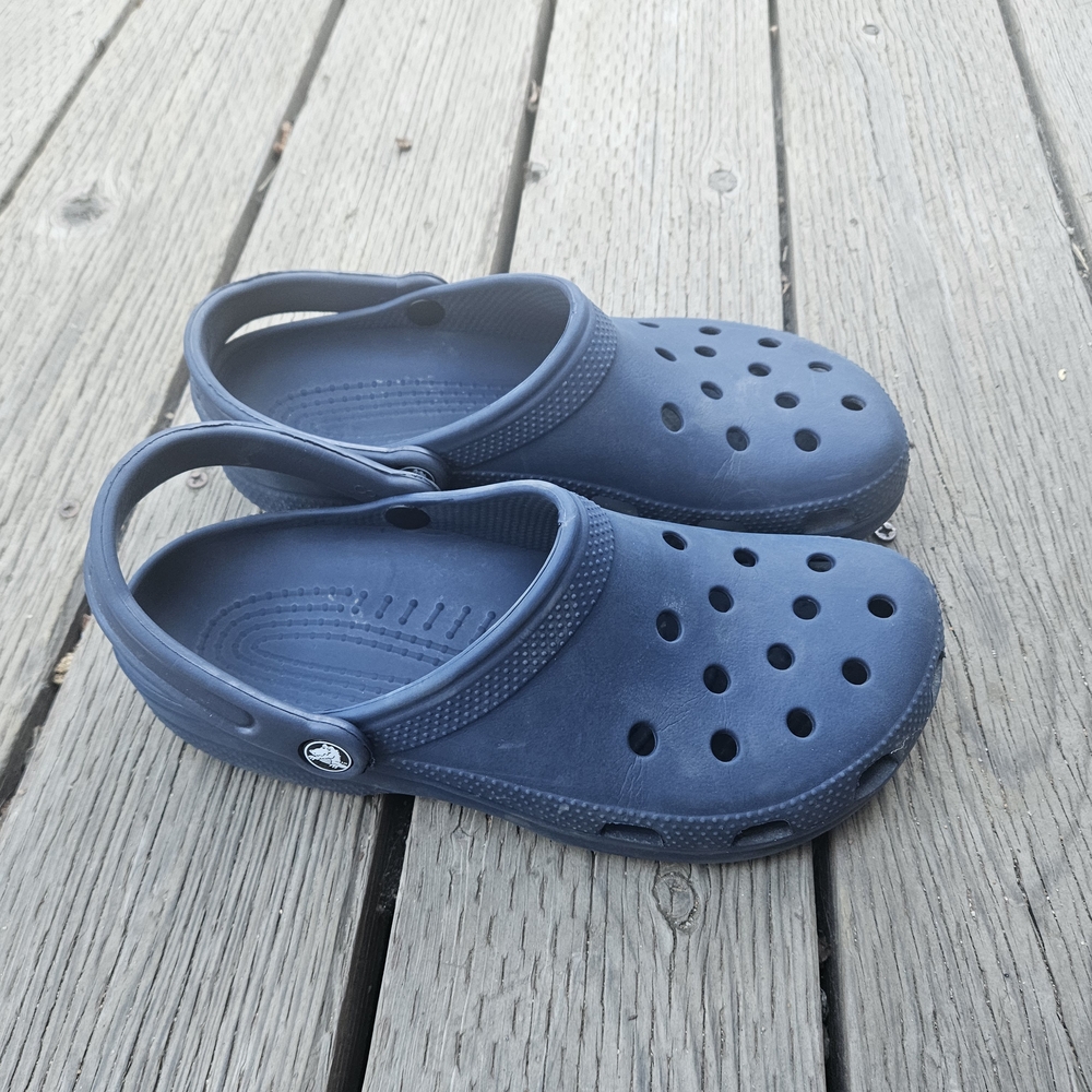 Blue Crocs